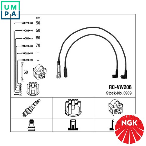 Ignition cable kit - cable, for