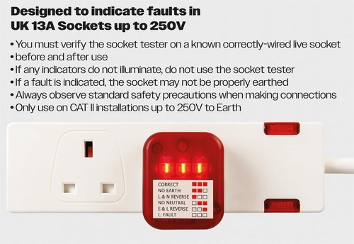 Plug socket tester - plug, 240v
