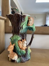 Hornsea Deer & Squirrel Vase