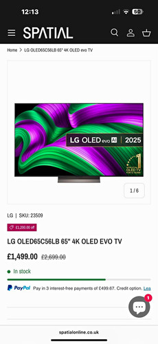 Oled65c56lb 65in oled - oled65c56lb, tv