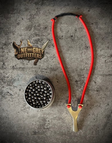 Mini brass slingshot - mini,
