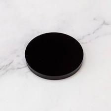 Black Circles Acrylic Laser