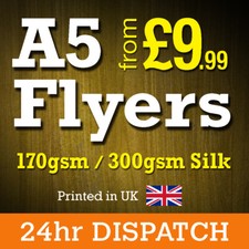 A5 Flyers Leaflets Printed