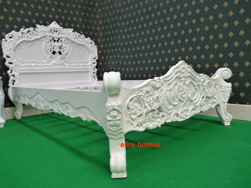 Solid white double - solid, 4'6"
