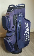 TITLEIST STADRY 15 WATERPROOF TOUR CART BAG + R/C - V.V.G.C 