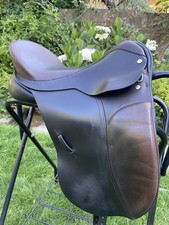 Dressage Saddle Albion. Brown. 17.5 inch One Owner, Hardly Ever Used. Unmarked.