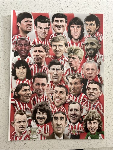 Sunderland greats caricature - sunderland,