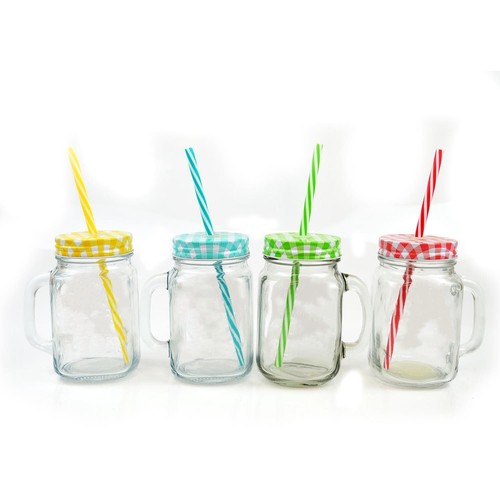 Glass mason jar drink - mason, tumbler
