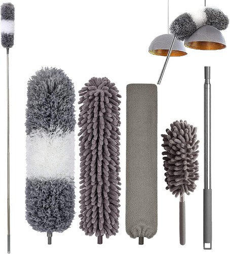 Extendable feather duster - feather,