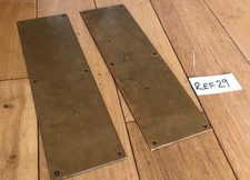 2x Vintage Brass Door Finger