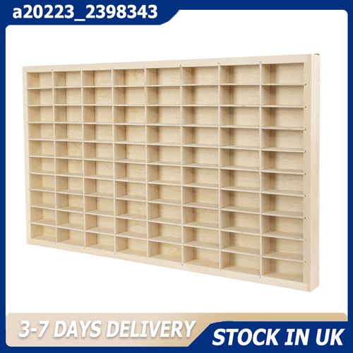 Grids wooden display case - 80,
