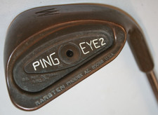 Ping Eye 2 BeCu pitching wedge with Ping ZZ Lite shaft - black dot lie