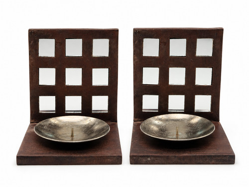 Set rustic mirrored wall - set,