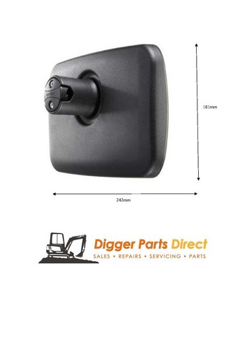 Wide angle mirror head - angle,