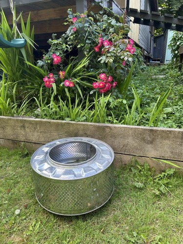 Upcycled washing machine - upcycled,