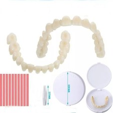 Denture Repair Kit Full Set False Teeth DIY Resin Denture Kit for Repair Dental