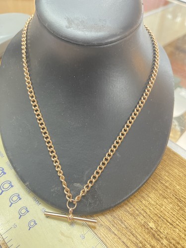 9ct rose gold - , curb