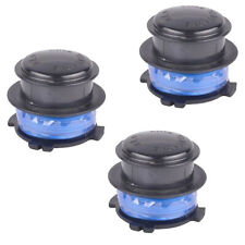 3 x 8m Trimmer Strimmer Spool & Line Cap For McCulloch Handystick ,Trim Mac 210