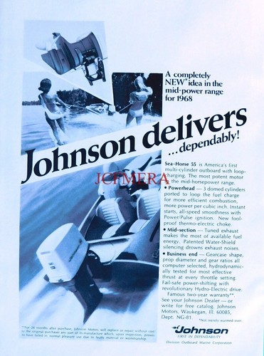 Johnson sea horse - 'sea-horse', outboard