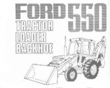 FORD DIGGER BACKHOE LOADER 550