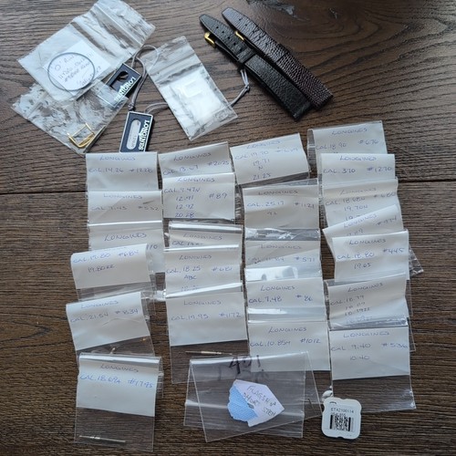 Longines lot watch - of, parts