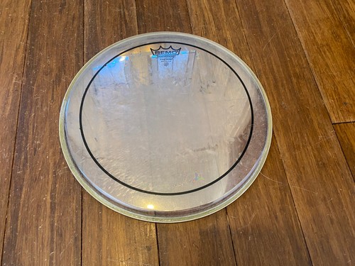 Remo pinstripe clear drum - clear, 12"