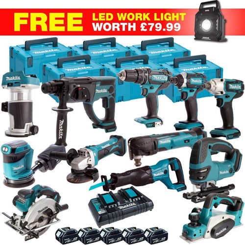 Makita 18v piece combo - 13,