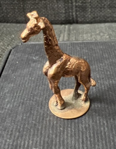 Vintage copper giraffe - vintage,