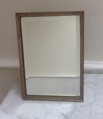 Vintage wood framed - wood, mirror
