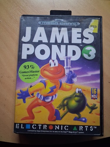 James pond sega mega drive - pond, 3