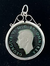 1947 Silver Mounted & Enamel