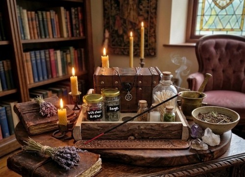 Deluxe witch apothecary kit - deluxe,