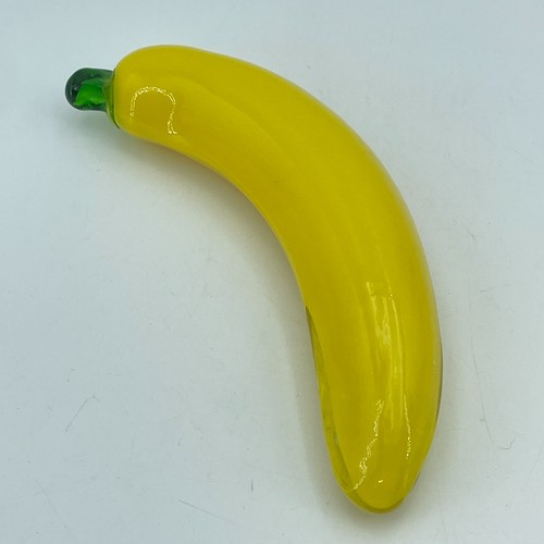 Murano style art glass banana - style,