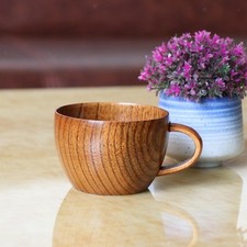 Wooden Drinking Cups Outdoors