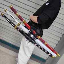 72cm One Piece Roronoa Zoro Cosplay Pu Foam Swords Replica Props Samurai Gift UK