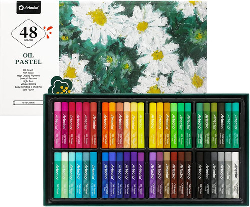 Oil pastels set colors - set, of