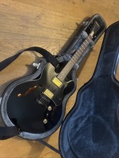 Epiphone Dot ES-335 Ebony inc Epi case and replacement hardware