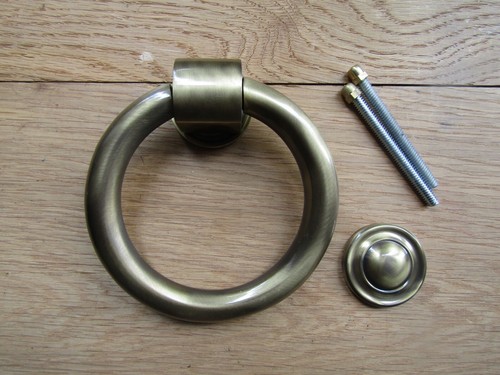 Ring door knocker heavy - knocker, solid
