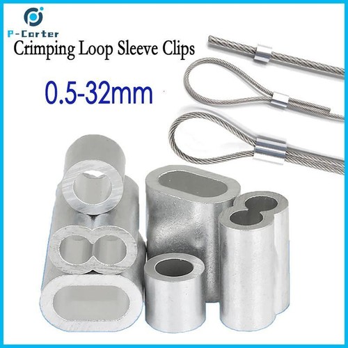 50pcs wire rope crimp - 10-50pcs,