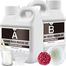 Silicone Mould Making Kit - 1.2l / 46oz Liquid Silicone Rubber Diy - Translucent