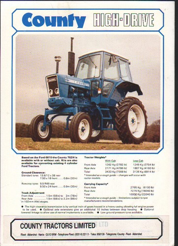 County 762h high drive - county, "762h"