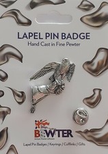 Falcon Bird on glove Lapel Pin