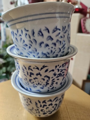 Handpainted chinese blue - 3,