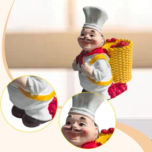 Chef figurine resin - chef,