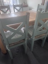 Oak Kitchen Table With 6