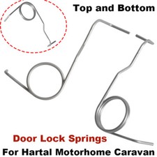 For Hartal Motorhome Caravan Door Lock Springs Replacement Top & Bottom 2PCS