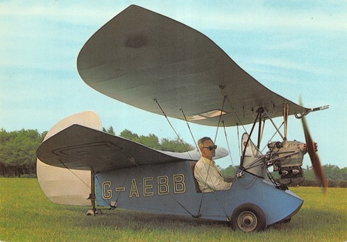 Military postcard flying flea - flying,
