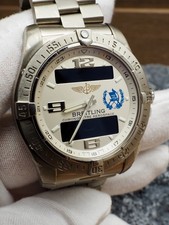 Breitling Aerospace Titanium 42 Superquartz Limited Edition New Battery! E79362