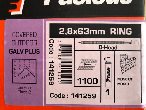 Paslode 141259 8mm - 2.8mm, x