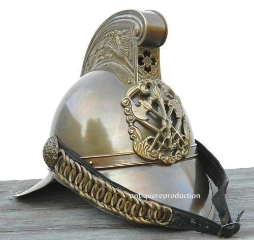 Antique brass british - british, fireman